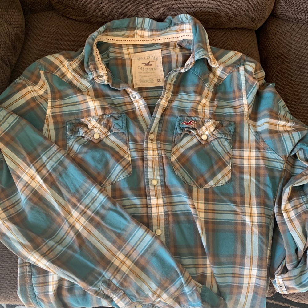 Hollister Flanel Button sown